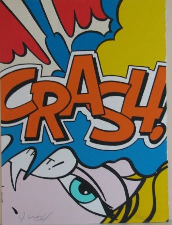 Lithographie Matos - Crash Orange