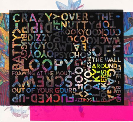 Sérigraphie Bochner - Crazy (With Background Noise)