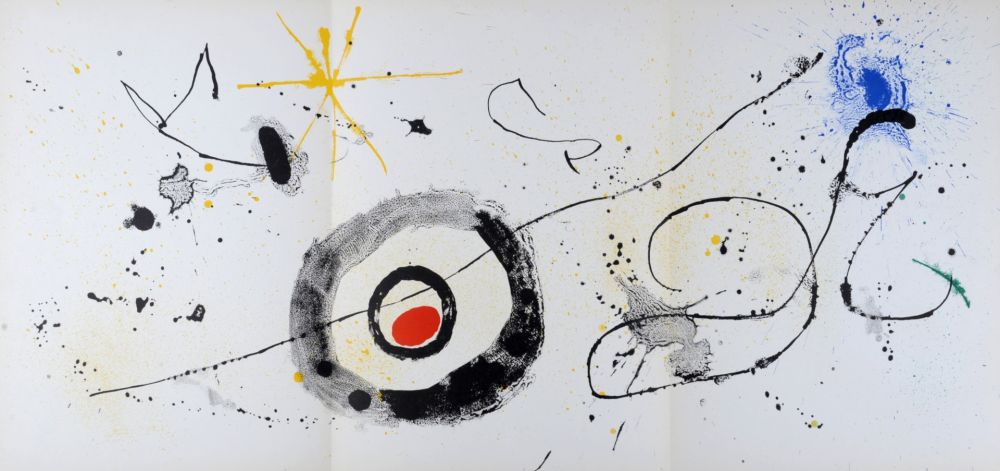 Lithographie Miró - Crossing the Mirror, 1963