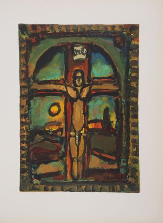 Gravure Rouault - Crucifixion