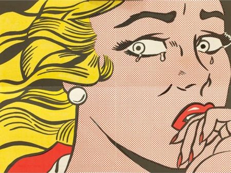 Lithographie Lichtenstein - Crying Girl