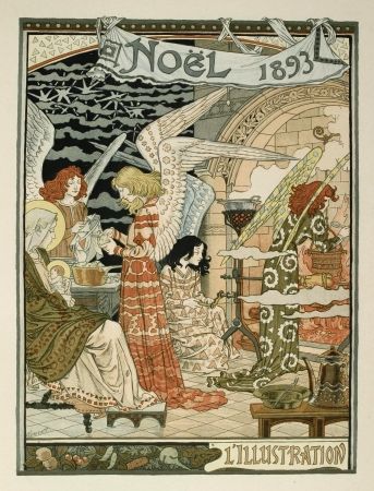 Lithographie Grasset - Cuisine des anges / Angels' Kitchen