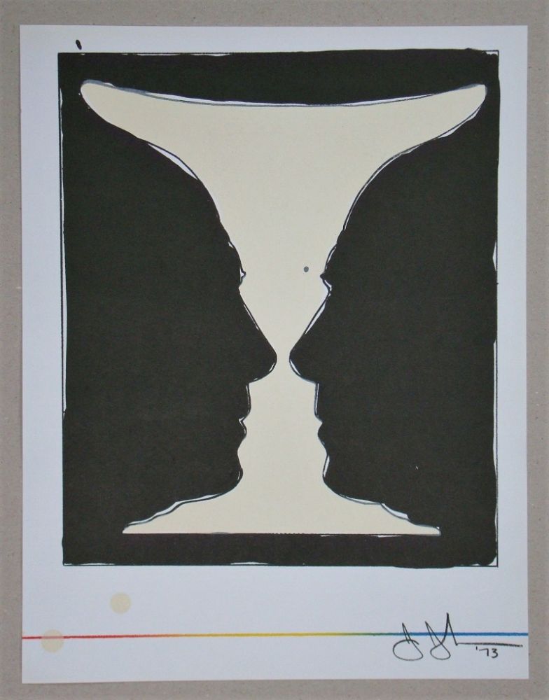Lithographie Johns - Cup two Picasso
