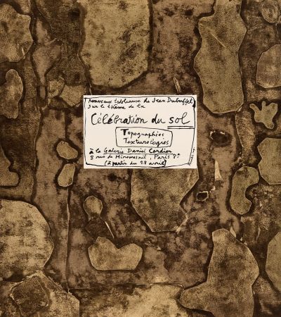 Lithographie Dubuffet - Célébration du sol