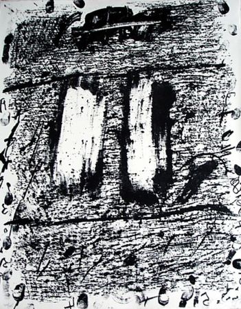 Lithographie Tàpies - Círculo De Piedra 1