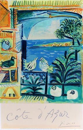 Affiche Picasso - Côte d'Azur