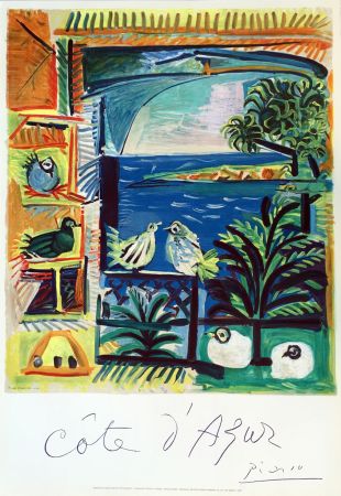 Affiche Picasso - Côte d'Azur