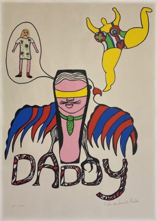 Sérigraphie De Saint Phalle - Daddy 