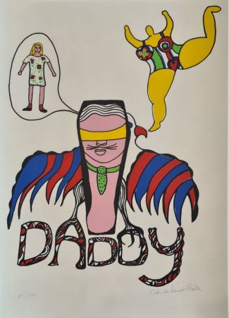 Sérigraphie De Saint Phalle - Daddy 