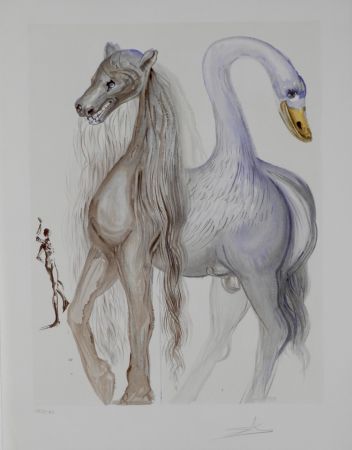 Lithographie Dali - Dalinean Horses Horace's Chimera