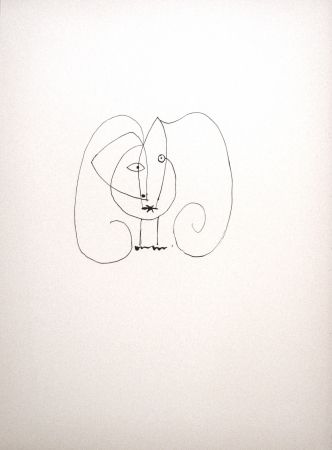 Lithographie Picasso - Dans l’atelier de Picasso