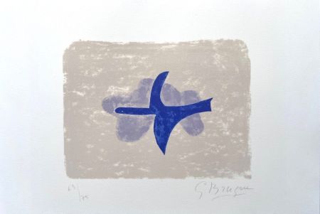 Lithographie Braque - Dans le ciel 