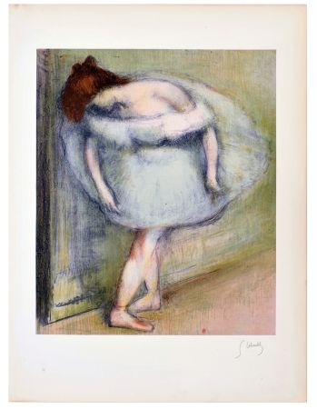 Lithographie Leheutre - Danseuse