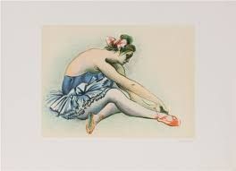 Sérigraphie Messina - Danseuse