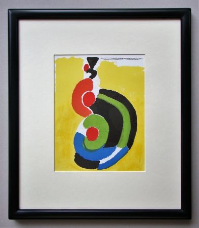 Lithographie Delaunay - Danseuse Espagnole