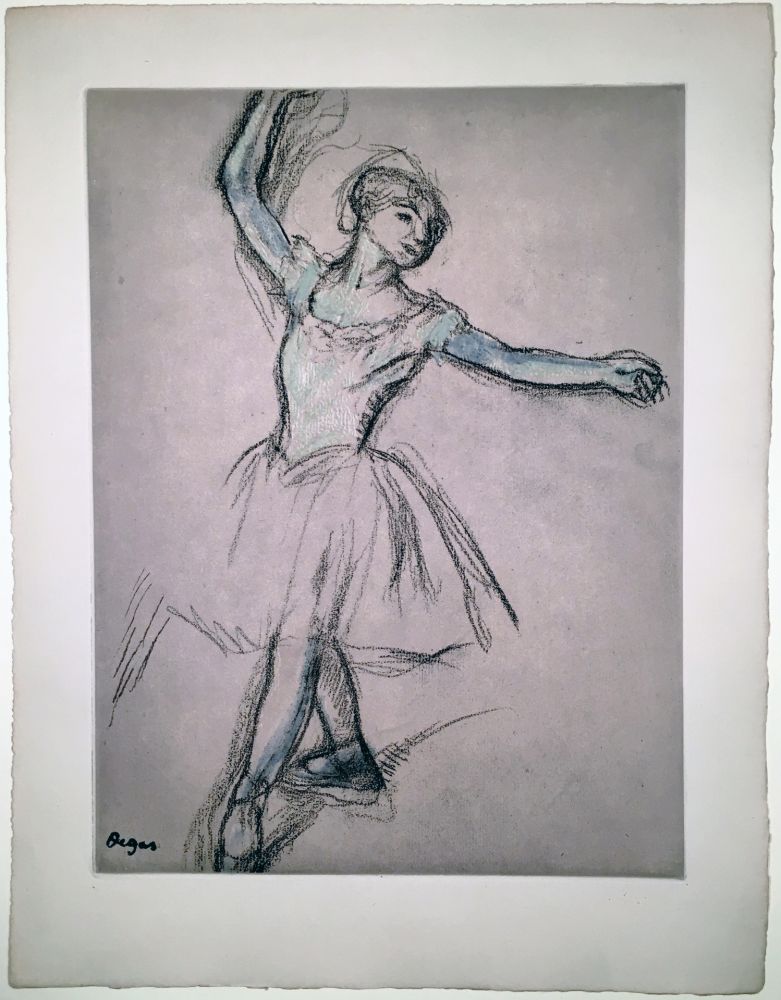 Eau-Forte Et Aquatinte Degas - Danseuse (étude, vers 1878)