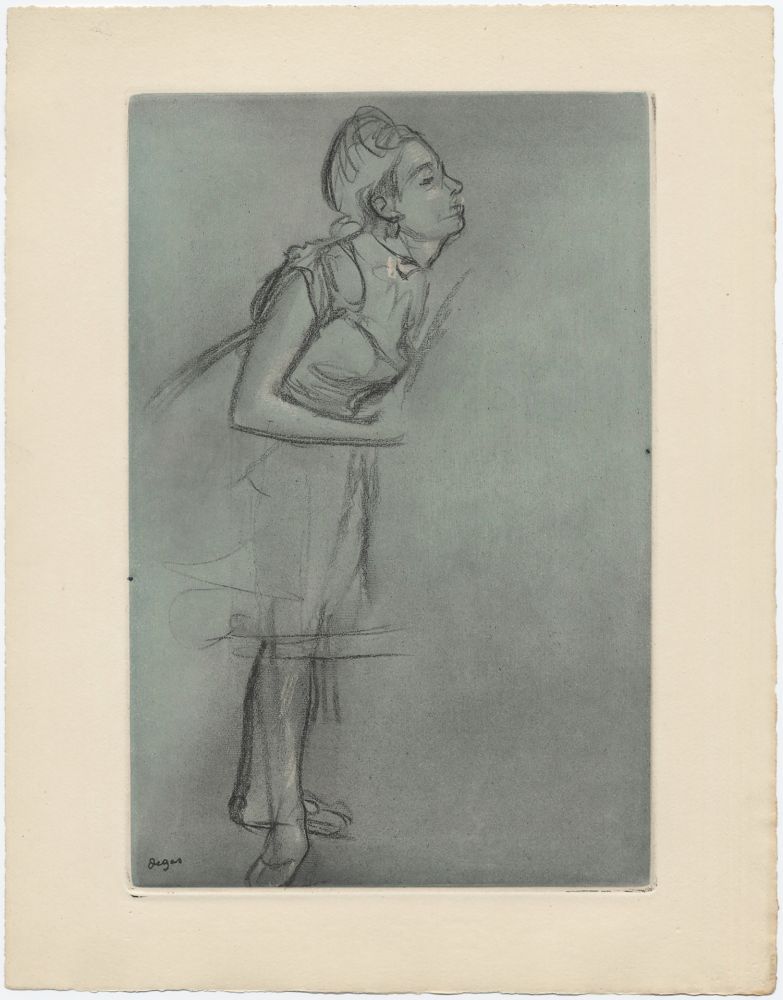 Eau-Forte Et Aquatinte Degas - Danseuse (étude, vers 1878)