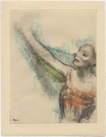 Eau-Forte Et Aquatinte Degas - Danseuse (étude, vers 1878-1880)