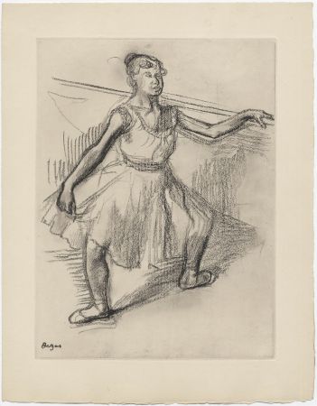 Eau-Forte Degas - Danseuse (étude, vers 1878)
