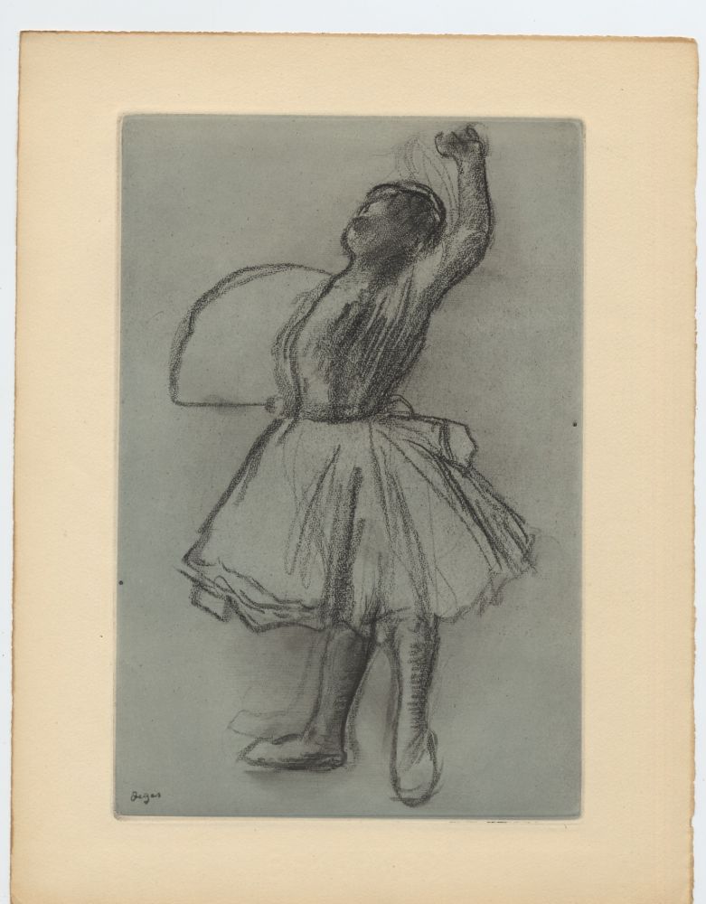 Eau-Forte Et Aquatinte Degas - Danseuse (étude, vers 1890)