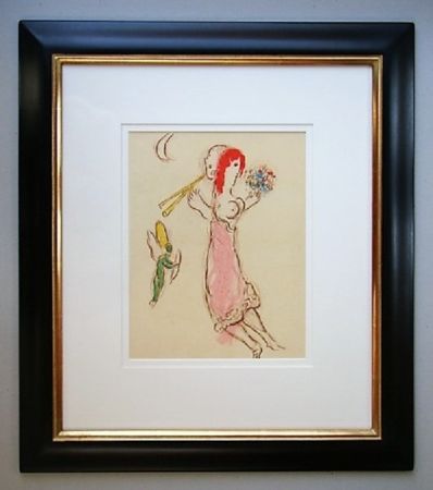 Lithographie Chagall - Daphnis et Chloé
