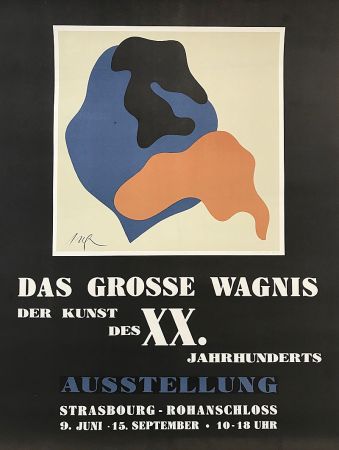 Lithographie Arp - Das Grosse Wagnis