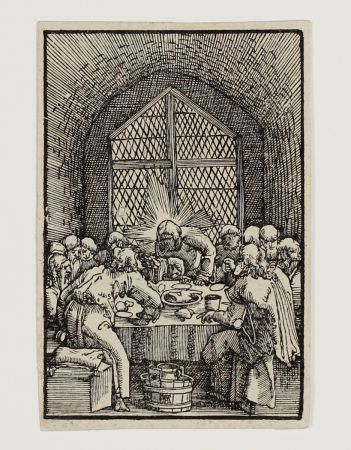 Gravure Sur Bois Altdorfer - Das letzte Abendmahl (The last Supper)