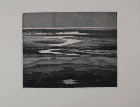 Gravure Friedrich - Das Watt / The Wadden