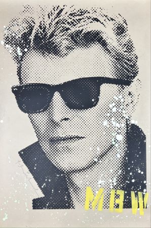 Monotype Mr Brainwash - David Bowie – Dripping , stencil and screenprint on paper