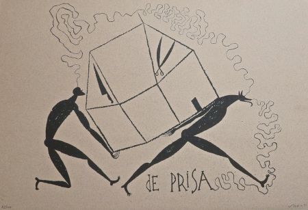 Lithographie Bedia - De Prisa