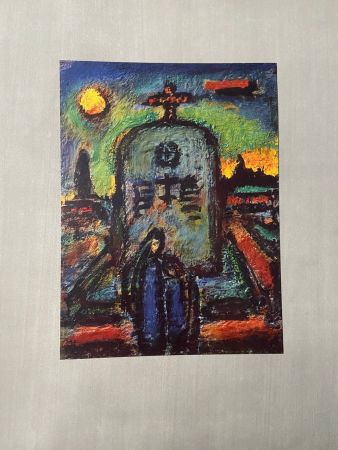 Héliogravure Rouault - De Profundis