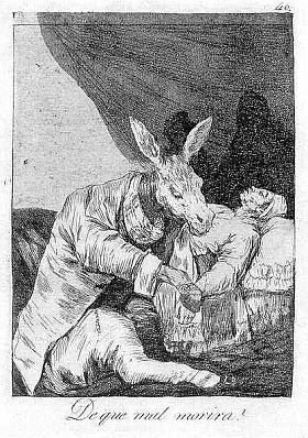 Eau-Forte Et Aquatinte Goya - De que mal morirà?