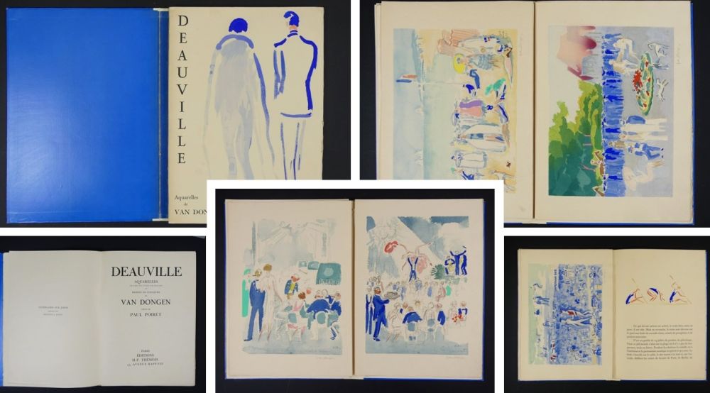 Livre Illustré Van Dongen - Deauville 1920, Aquarelles de Van Dongen