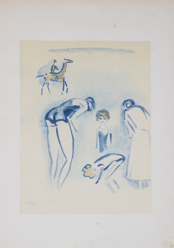 Lithographie Van Dongen - Deauville, 1925 - Scarce!