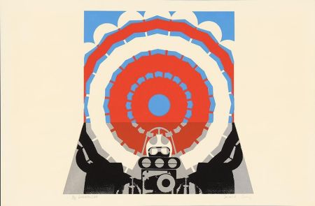 Sérigraphie Laing - Deceleration I