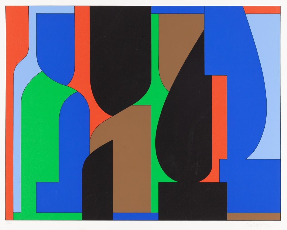 Lithographie Vasarely - Denfert