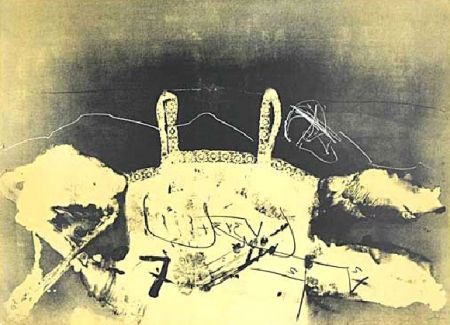 Lithographie Tàpies - Dentelle