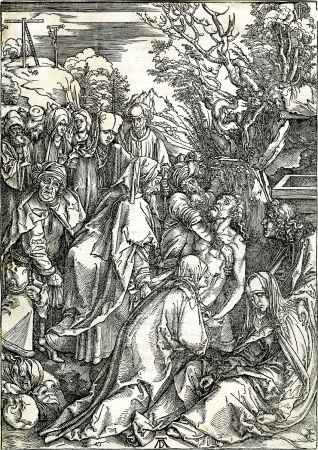 Gravure Sur Bois Durer - Deposition of Christ (The Large Passion), c. 1496-97