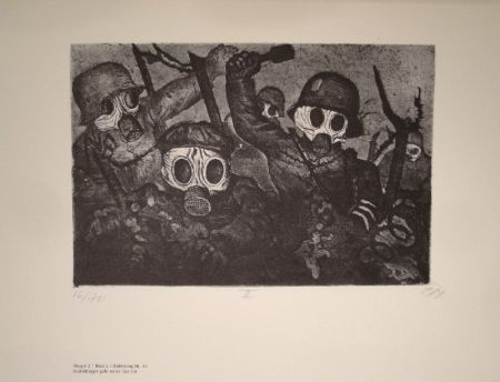 Livre Illustré Dix - Der Krieg