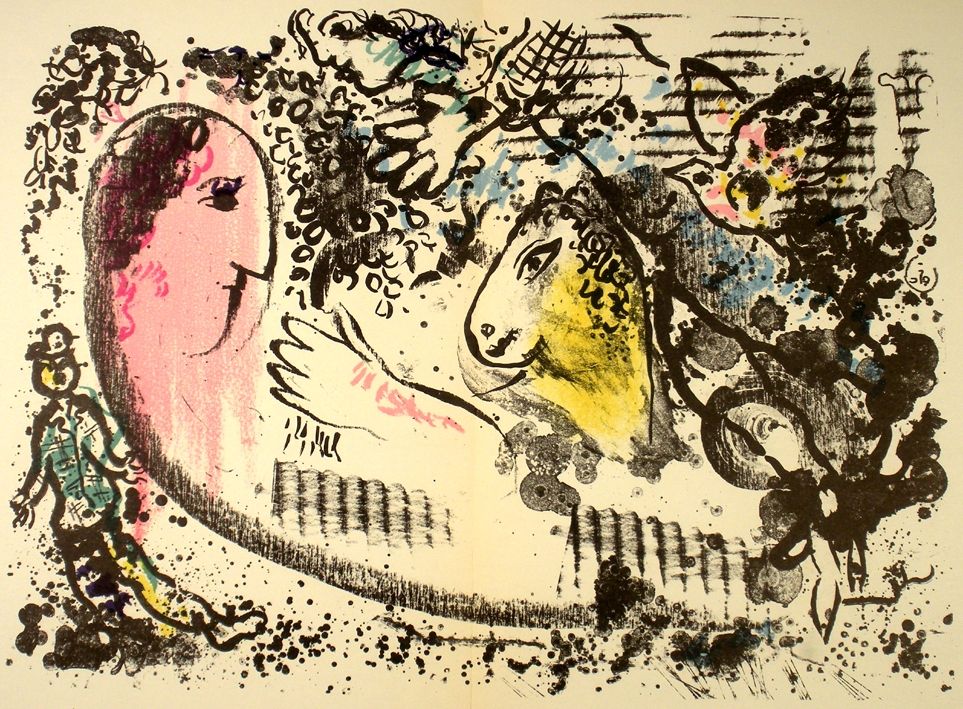 Livre Illustré Chagall - Derriere e Miroir n.°182