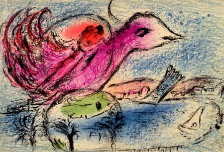 Livre Illustré Chagall - Derriere le Miroir n. 132 Juin 1962