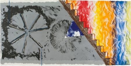 Lithographie Rosenquist - DERRIERE L'ETOILE