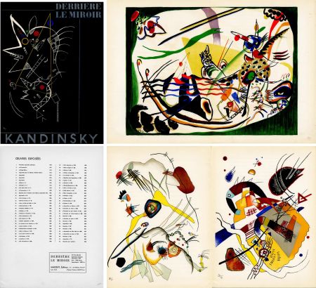 Livre Illustré Kandinsky - DERRIÈRE LE MIROIR N°101-102-103. KANDINSKY. Sept-Oct-Nov. 1957.