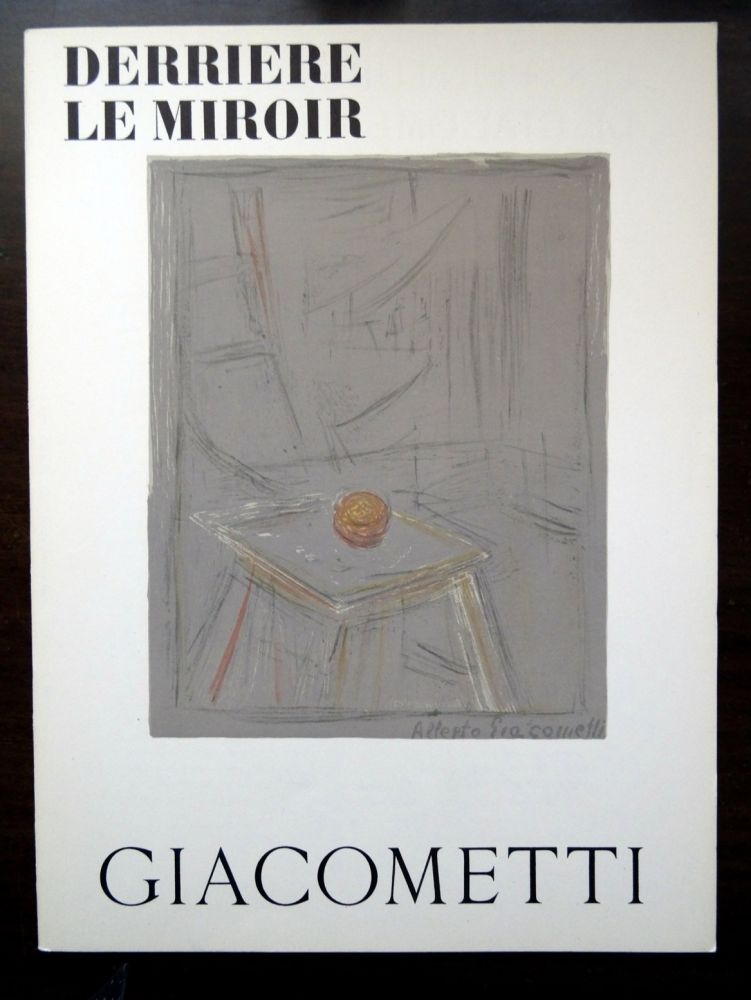 Livre Illustré Giacometti - DERRIÈRE LE MIROIR N°65