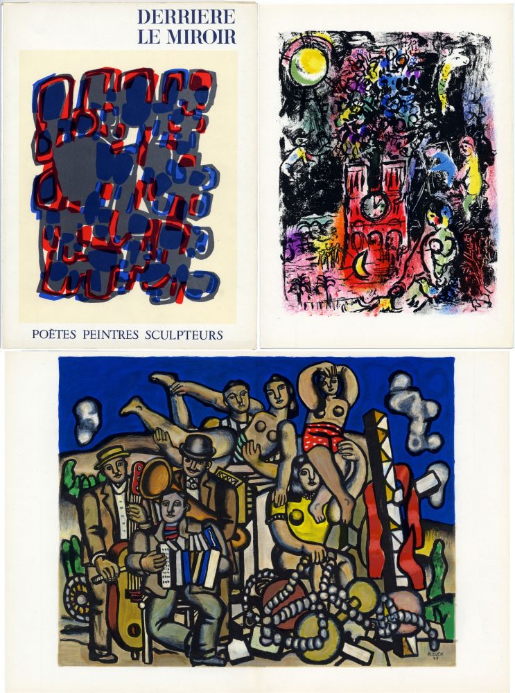 Livre Illustré Chagall - DERRIÈRE LE MIROIR N° 119. POÈTES, PEINTRES, SCULPTEURS; 1960) (CHAGALL - MIRO - BRAQUE - CHILLIDA - TAL-COAT, etc)