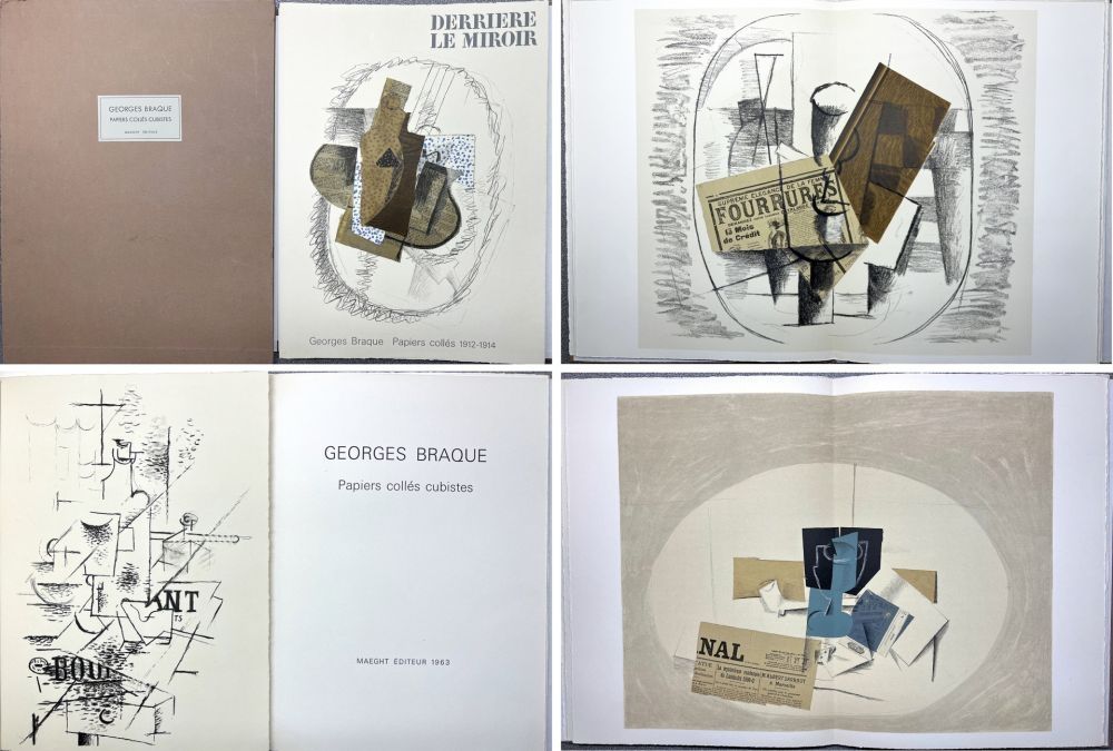 Livre Illustré Braque - DERRIÈRE LE MIROIR n° 138. GEORGES BRAQUE 