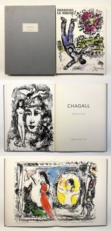 Livre Illustré Chagall - DERRIÈRE LE MIROIR N° 147. CHAGALL. DE LUXE SUR ARCHES. 3 lithographies (1964)