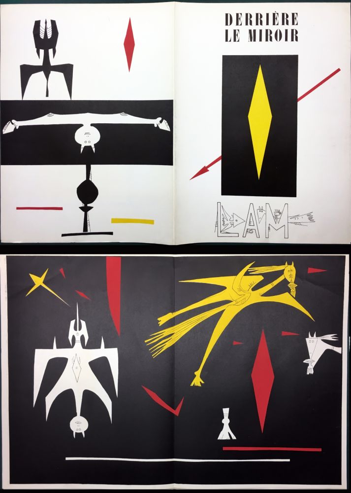 Livre Illustré Lam - DERRIÈRE LE MIROIR N° 52. Wifredo LAM. Janvier 1953.