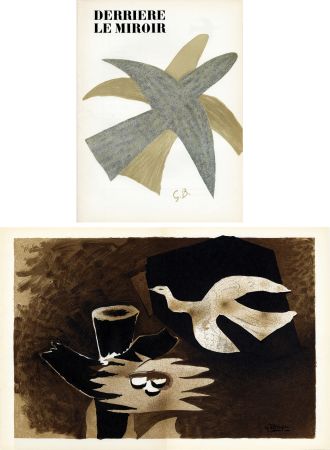 Livre Illustré Braque - DERRIÈRE LE MIROIR N° 85-86. BRAQUE. Avril-mai 1956.