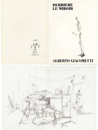 Livre Illustré Giacometti - DERRIÈRE LE MIROIR N° 98. L' ATELIER D' ALBERTO GIACOMETTI (Jean Genet). Juin 1957.